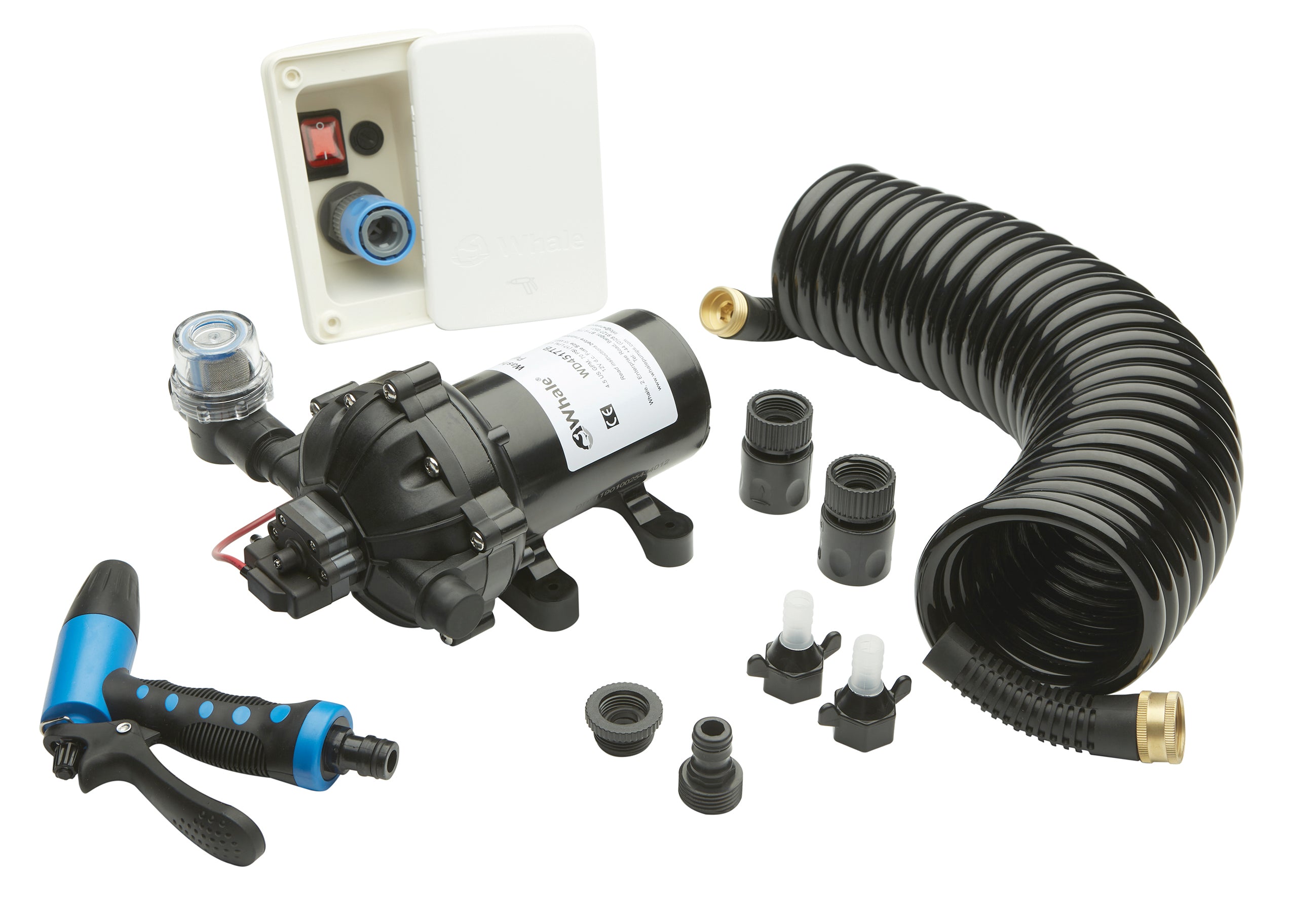 Whale WD3517E High Pressure Wash Down Pump Elite Kit - 3.5 GPM, 12V