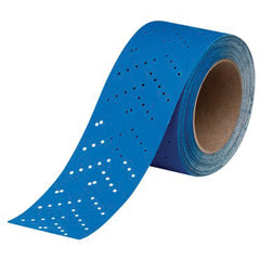 3M 36198 Hookit Blue Sandpaper Sheetroll - 600 Grade Multi-Hole, 2.75"x13yd