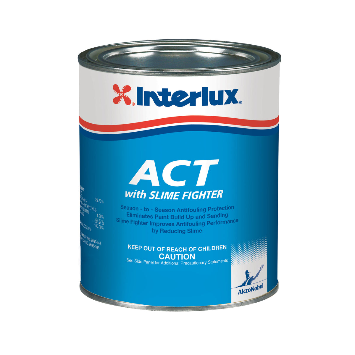 Interlux Y6690U/1 ACT Antifouling Paint - Blue, Gallon