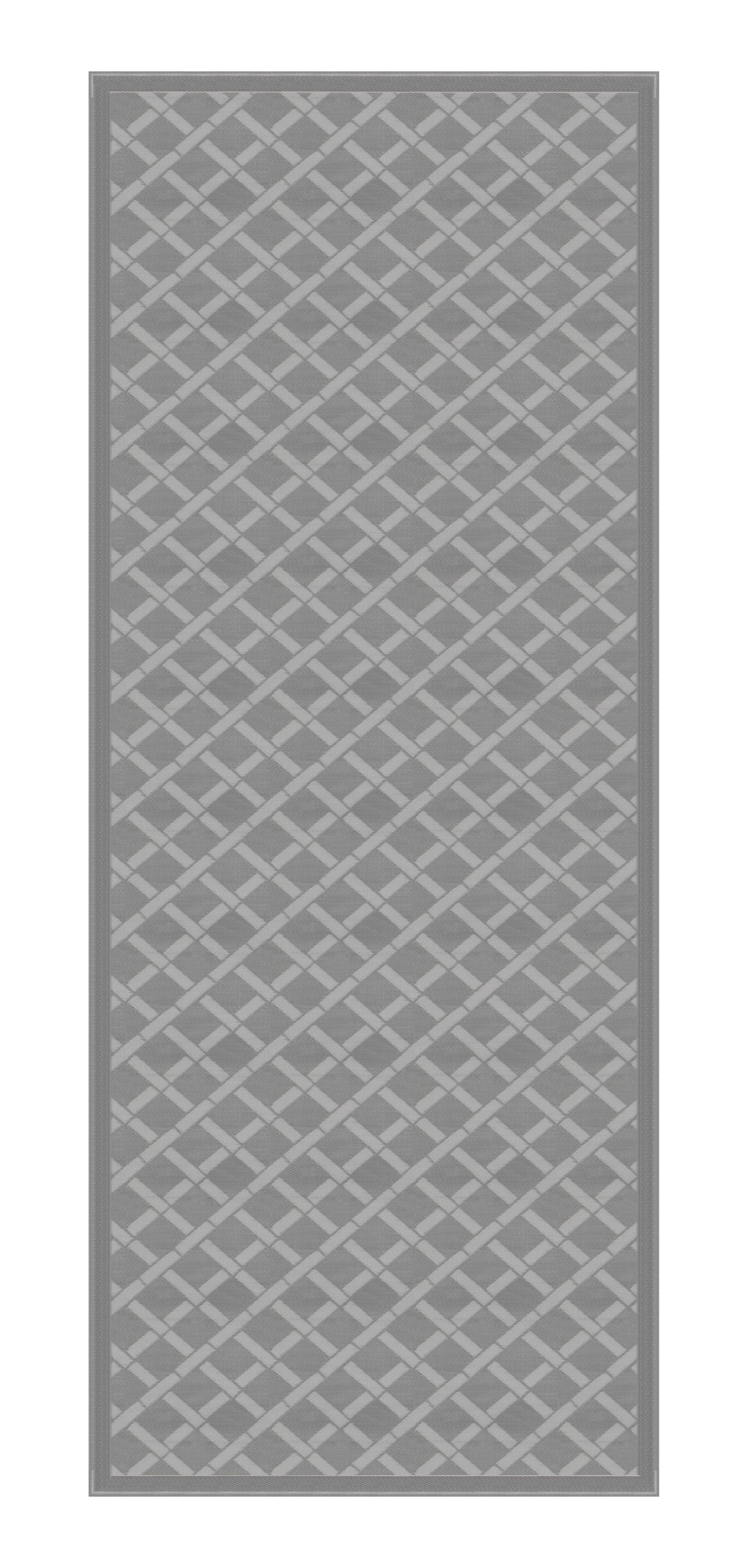 Lippert 2021028038 All Weather Patio Mat - 8' x 20', Gray