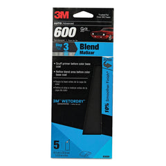 3M 03020 Wetordry Sandpaper - 600 Grit (3-2/3" x 9")