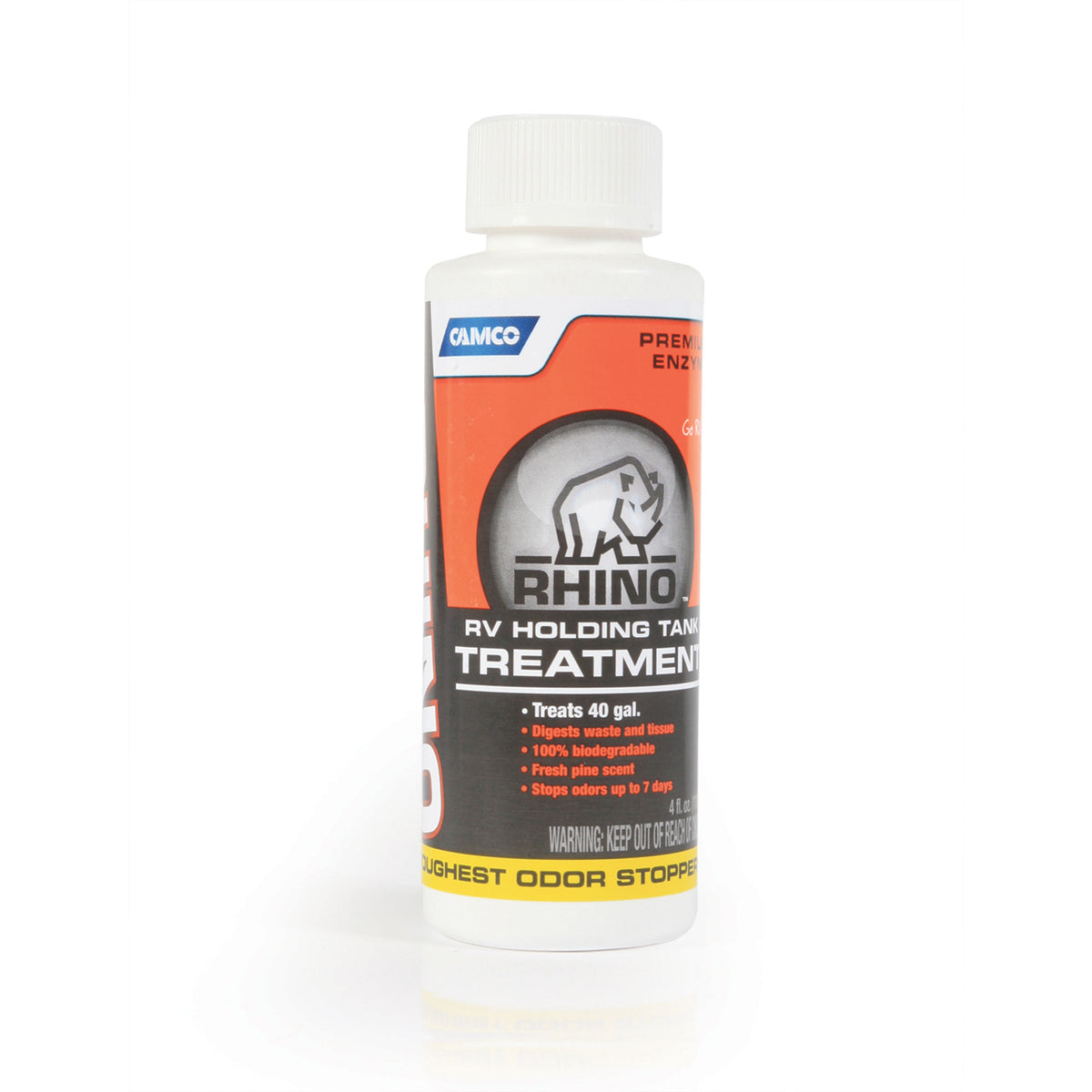 Camco 41515 Rhino Enzyme Rv Holding Tank Treatment - 4 Oz.