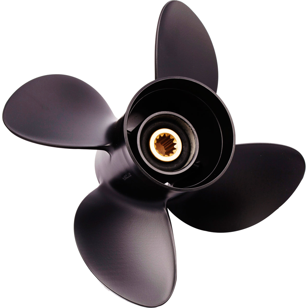 Solas 5213-102-11 Amita 4 Aluminum 4-Blade Propeller - RH, 10.2" Diameter x 11" Pitch x 10-Spline