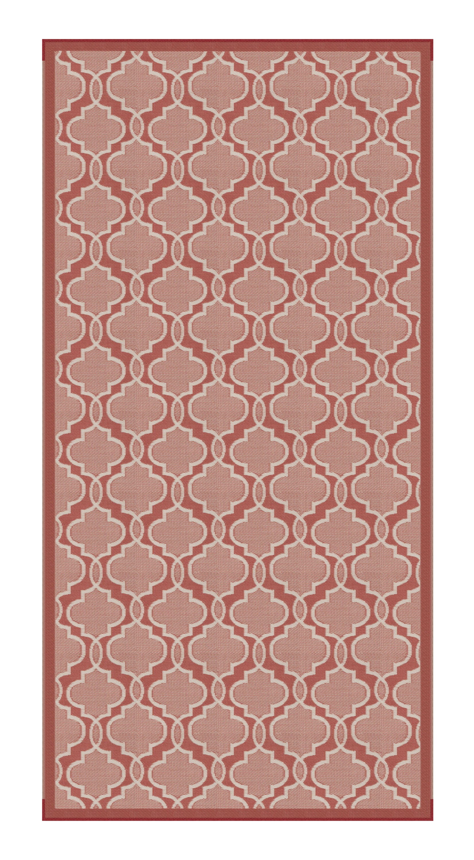 Lippert 2021028036 All Weather Patio Mat - 8' x 16', Terracotta