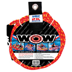 WOW Watersports 11-3000 Tow Rope - 2K 60', Red