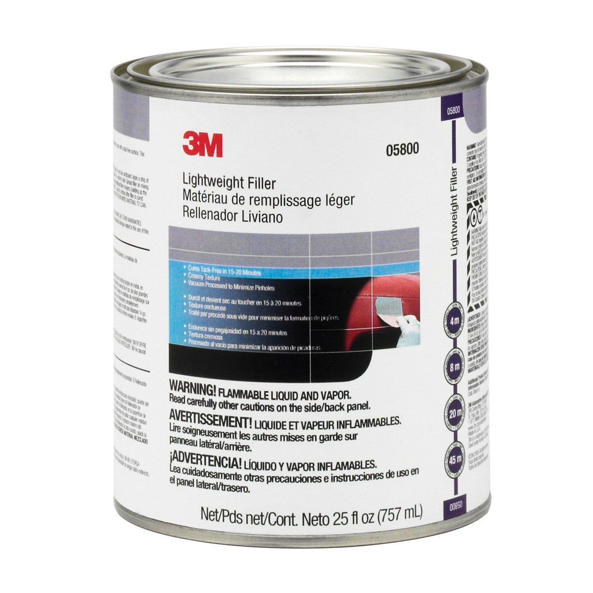 3M 05800 Lightweight Body Filler - Quart