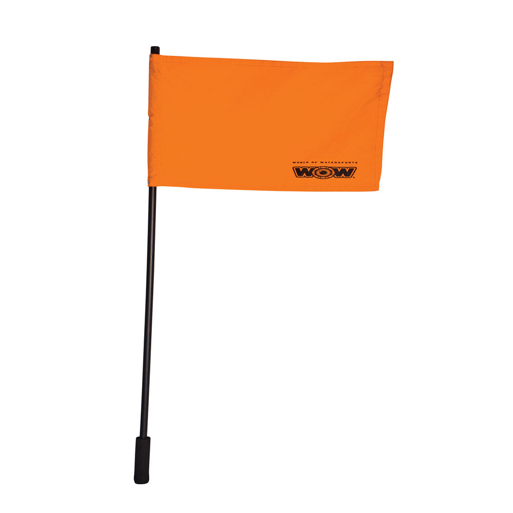 WOW Watersports 21-4010 Giant Neon Orange Safety Flag - 48"