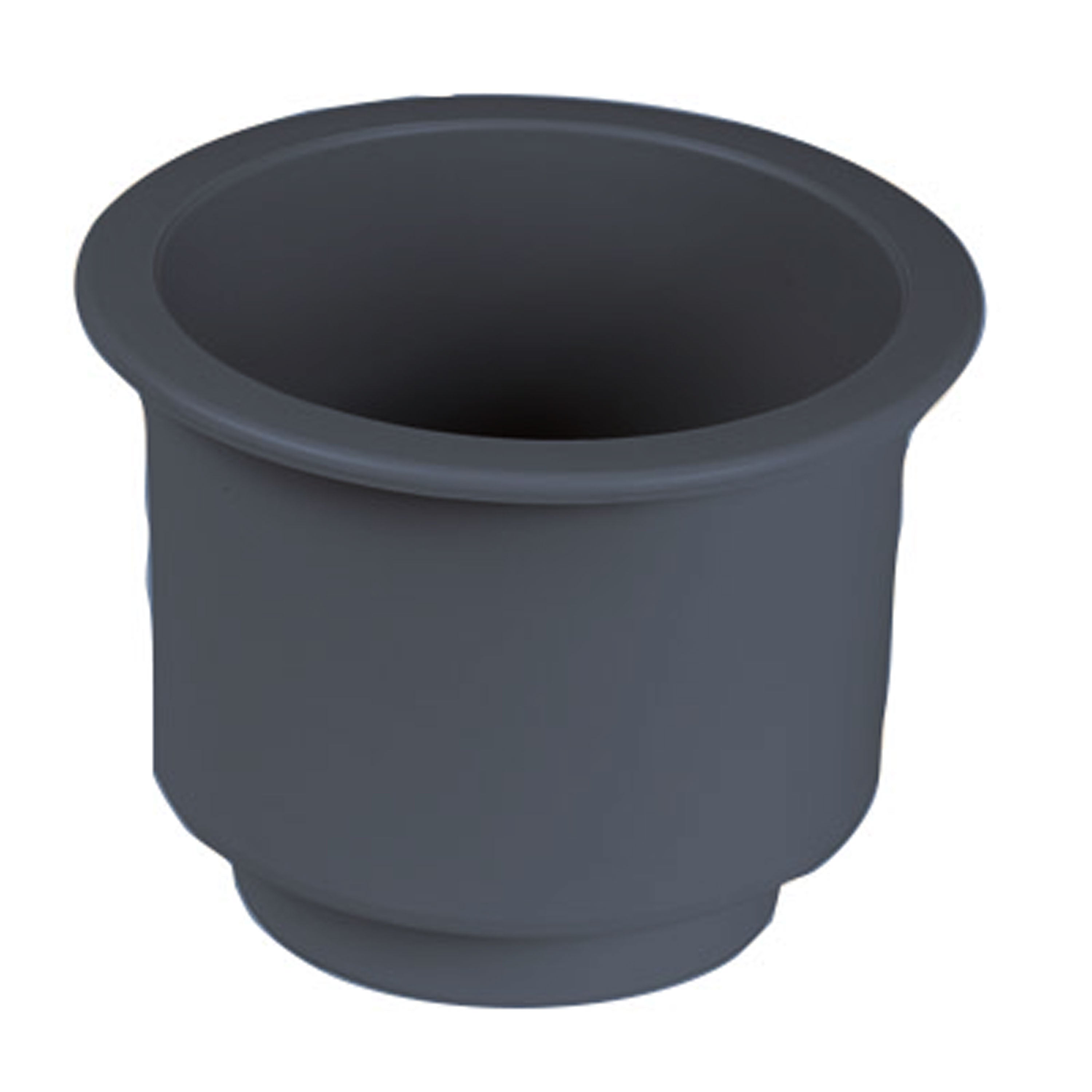 Beckson GH43-B1-U Super Size Series Recessed Drink Holder - 3-7/8" Hole Cut x 3-1/4" Depth, Black