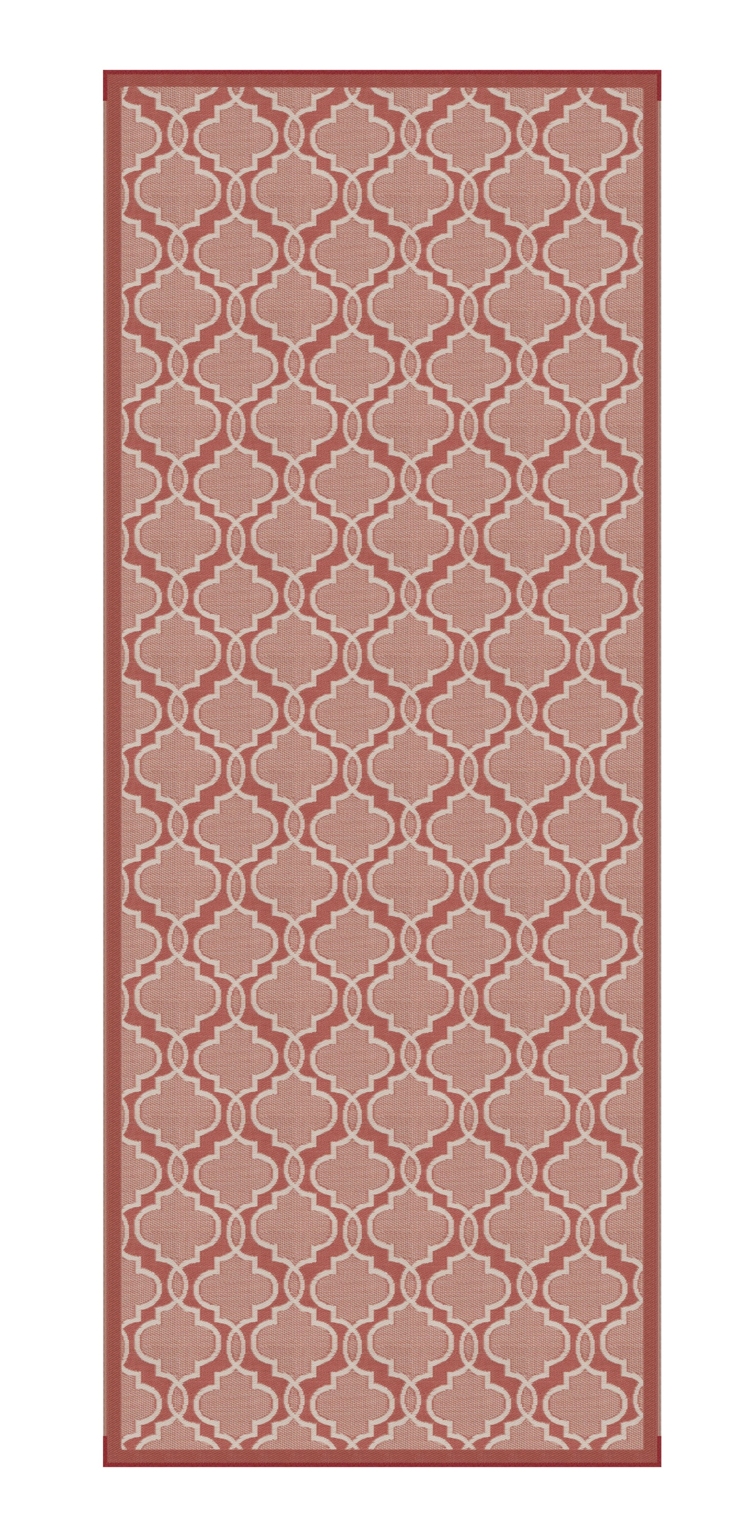 Lippert 2021028040 All Weather Patio Mat - 8' x 20', Terracotta