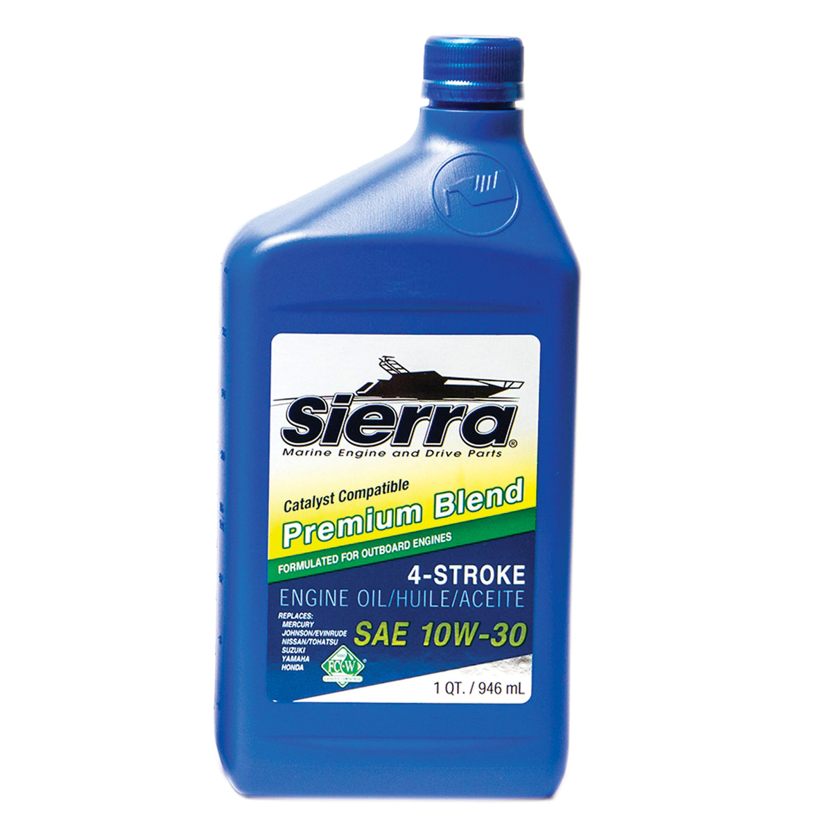 Sierra 18-9420CAT-2 10W-30 Premium Blend Catalyst Engine Oil - 1 Quart