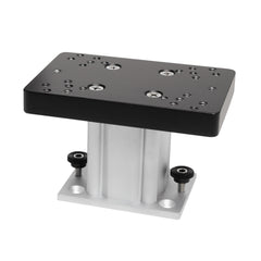 Cannon 1904030 Aluminum Fixed Base Downrigger Pedestal - 4"