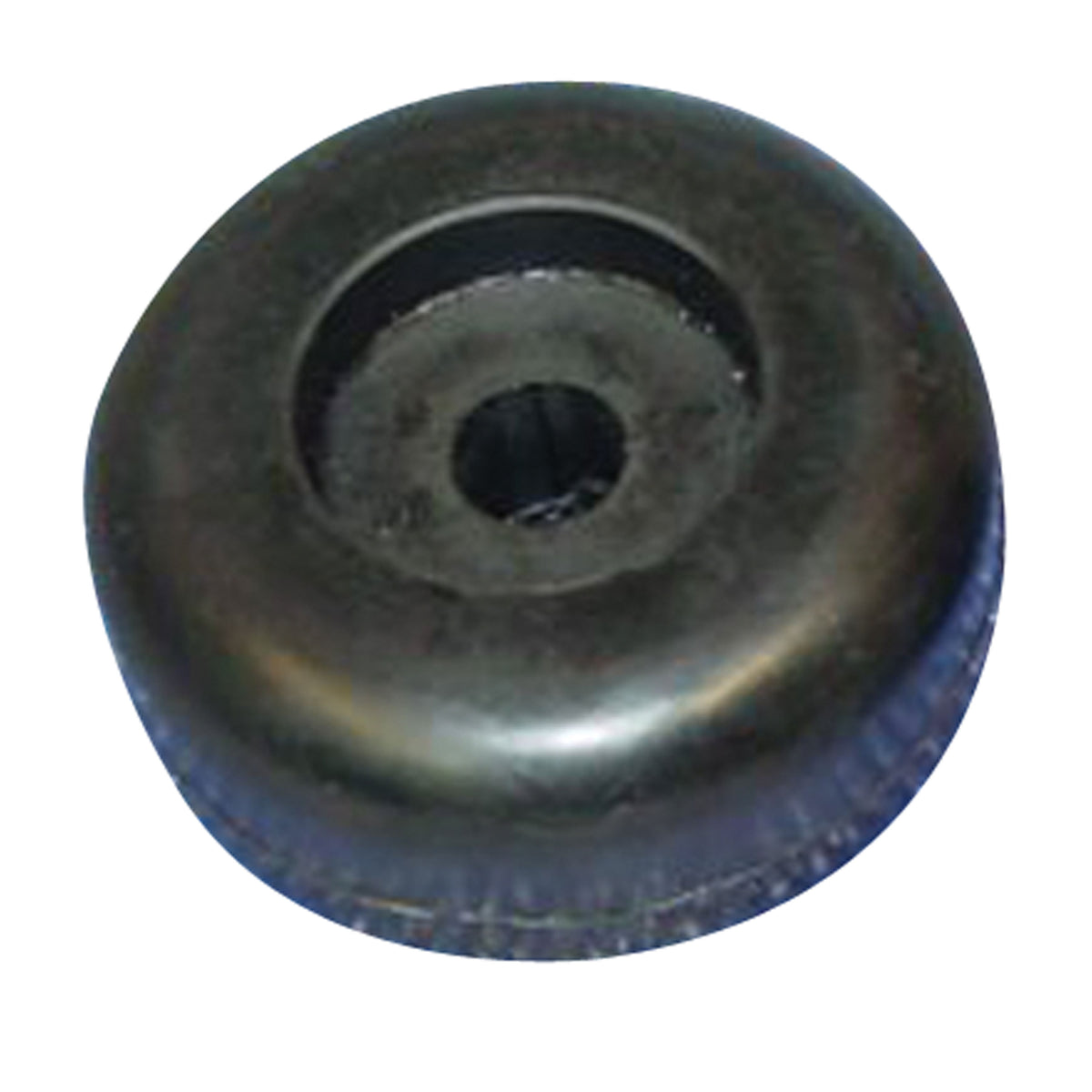 C.H. Yates 134-5 Black Rubber End Cap Roller - 3.5 in. x 1.25 in. x 0.625 in.