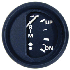 Faria 12828 Euro Trim Gauge (Mercury/Mariner/Mercruiser/Volvo DP/Yamaha 2001 and Newer) - 2", Black