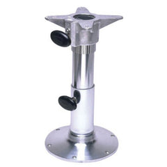 Garelick 75028 Adjustable Height Seat Base with Smooth Finish - Polished, 18" - 24"