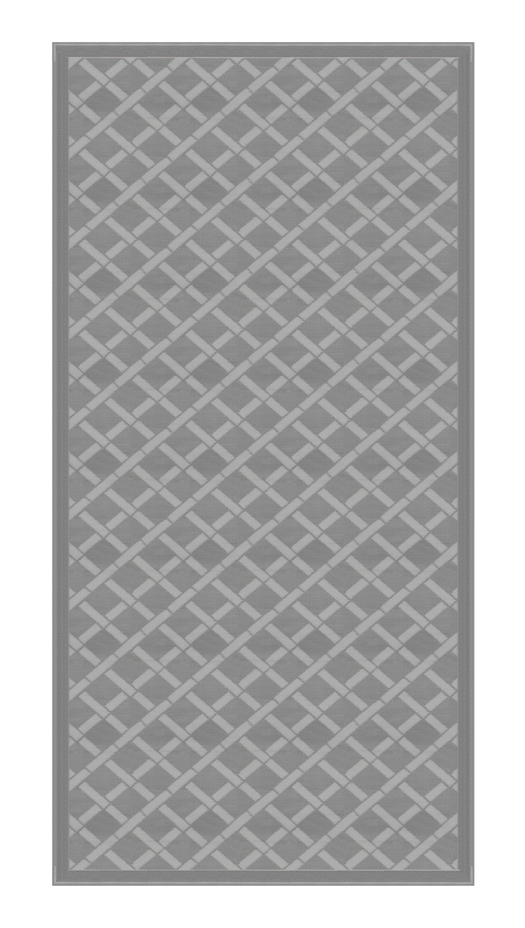 Lippert 2021028034 All Weather Patio Mat - 8' x 16', Gray