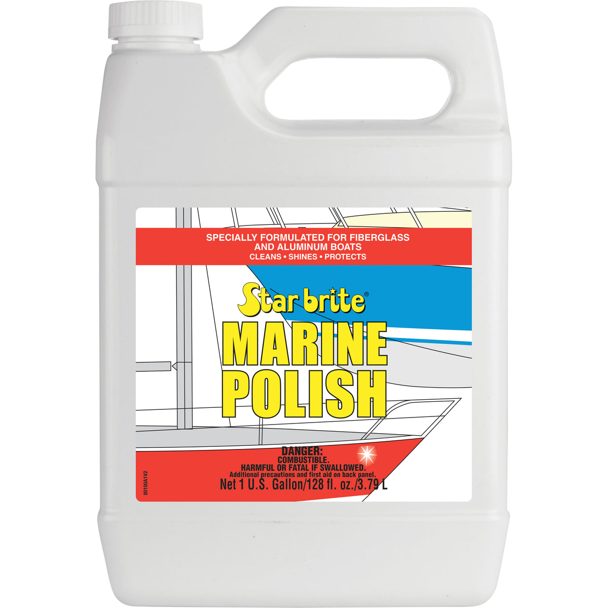 Star brite 080100 Marine Polish - 1 Gallon