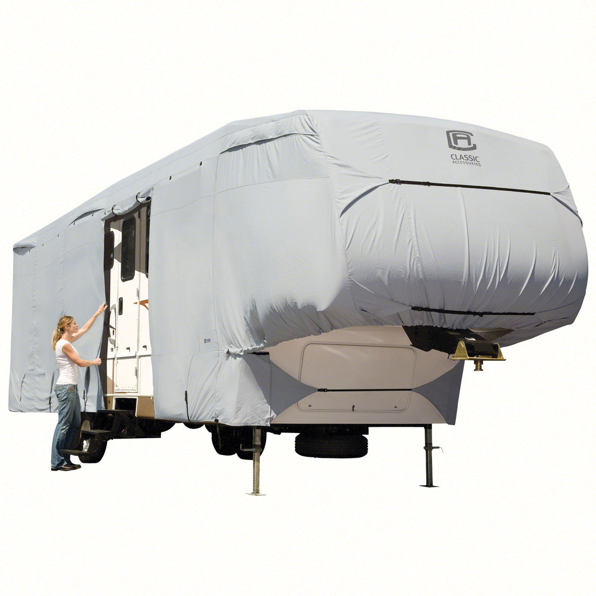 Classic Accessories 80-187 PermaPRO 5th Wheel RV Cover - 37' to 41' x 140"