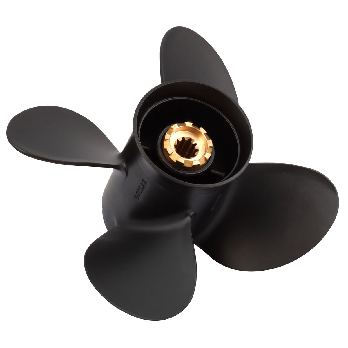 Solas 1213-100-13 Amita 4 Aluminum 4-Blade Propeller - RH, 10" Diameter x 13" Pitch x 10-Spline