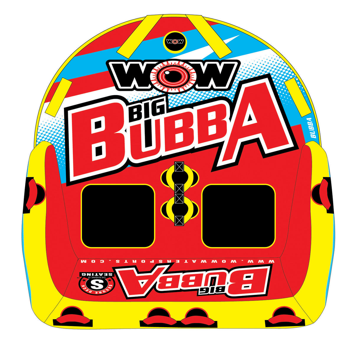 WOW Watersports 17-1050 Bubba Series Towables - Big Bubba, 2 Rider