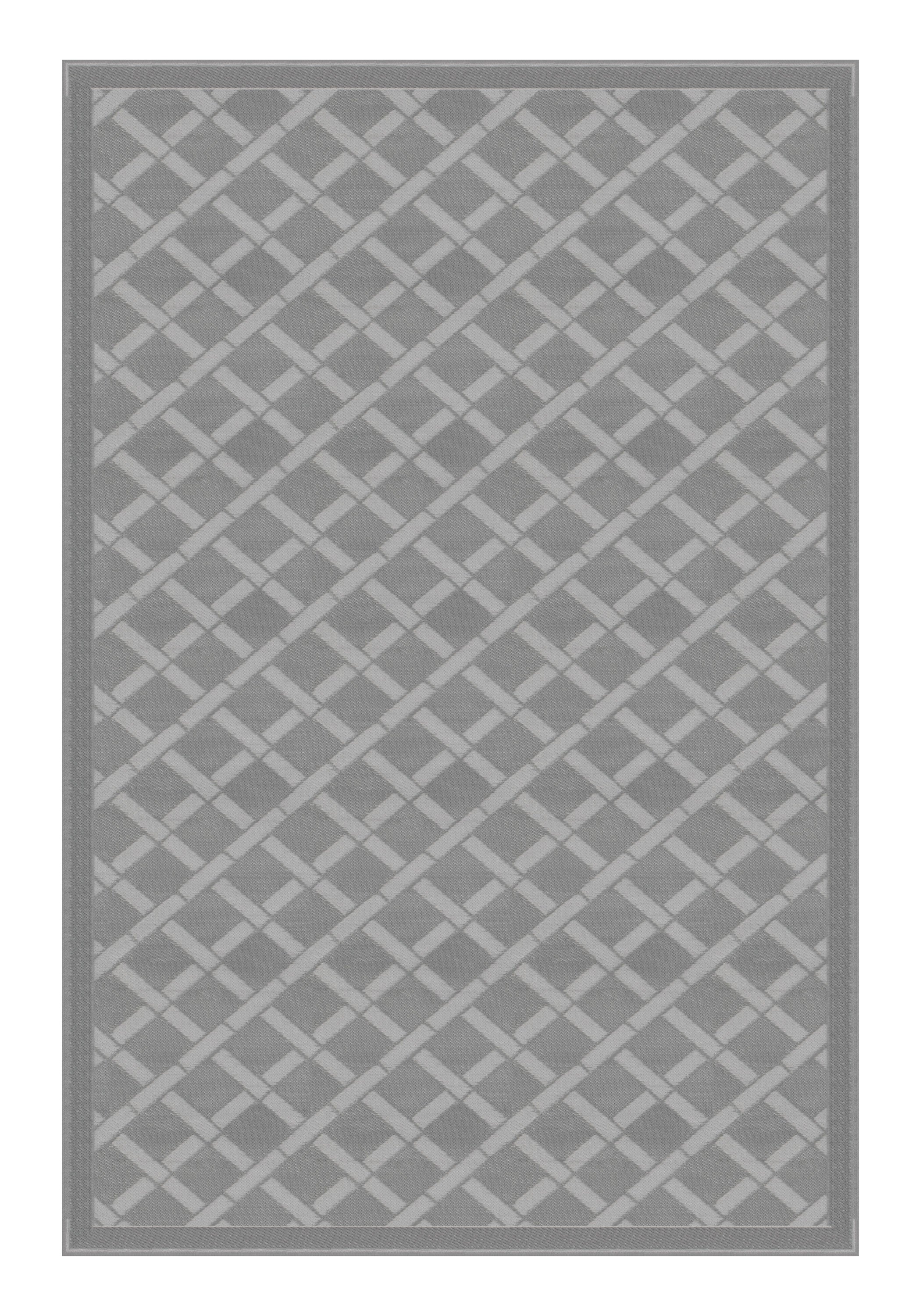 Lippert 2021028010 All Weather Patio Mat - 8' x 12', Gray