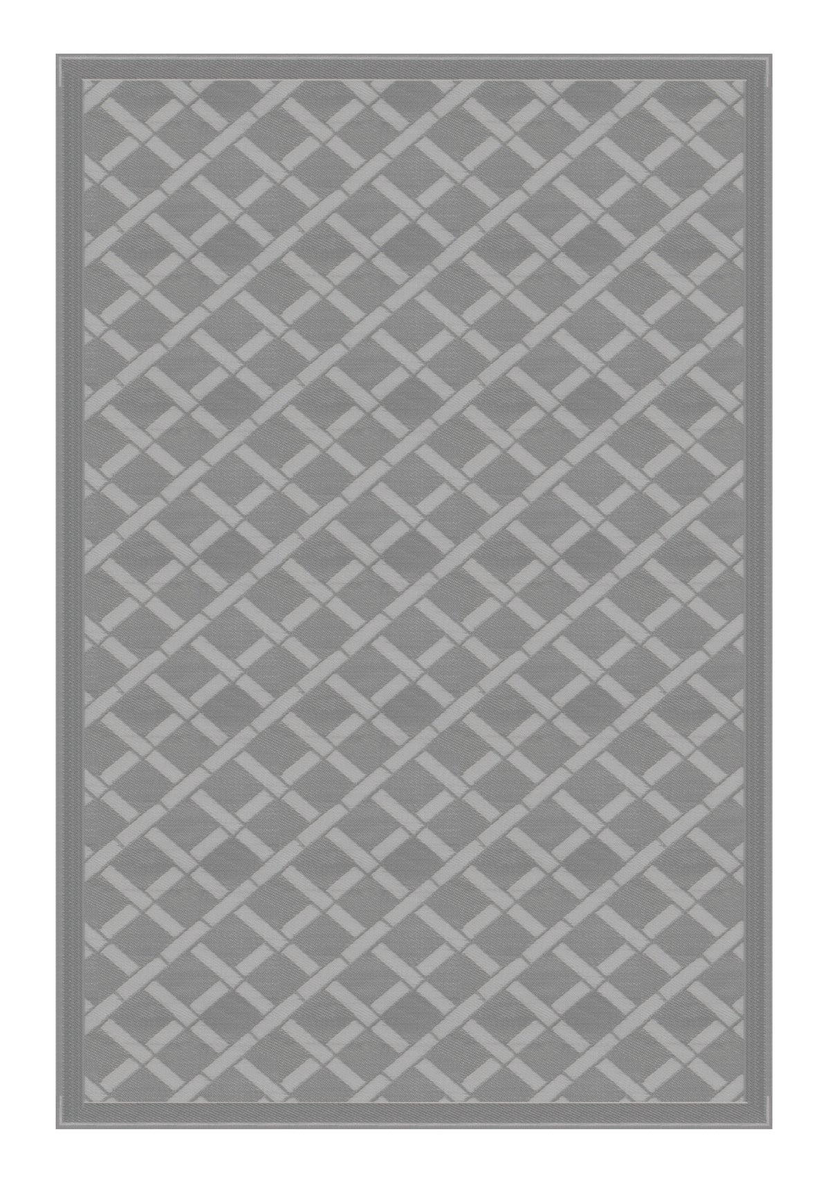 Lippert 2021028010 All Weather Patio Mat - 8' x 12', Gray