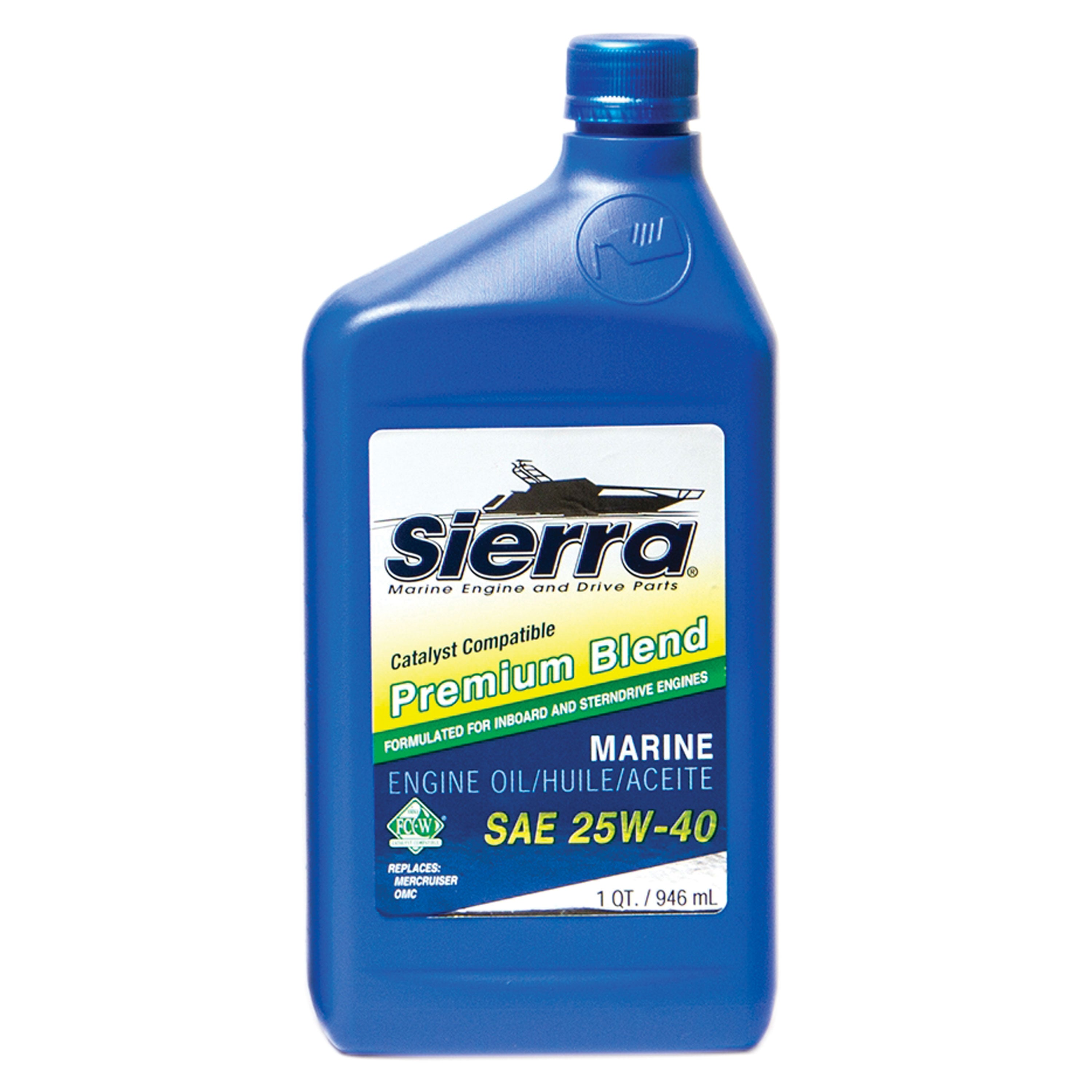 Sierra 18-9400CAT-2 25W-40 Catalyst Engine Oil - Quart