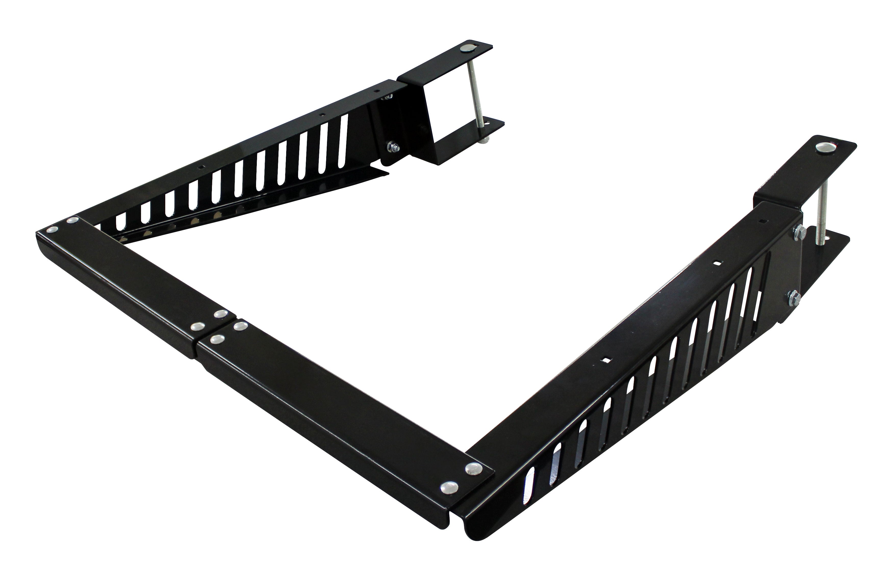 Quick Products QP-BMCSA RV Bumper-Mounted Cargo Support Arms - Includes Optional Adjustable Brace