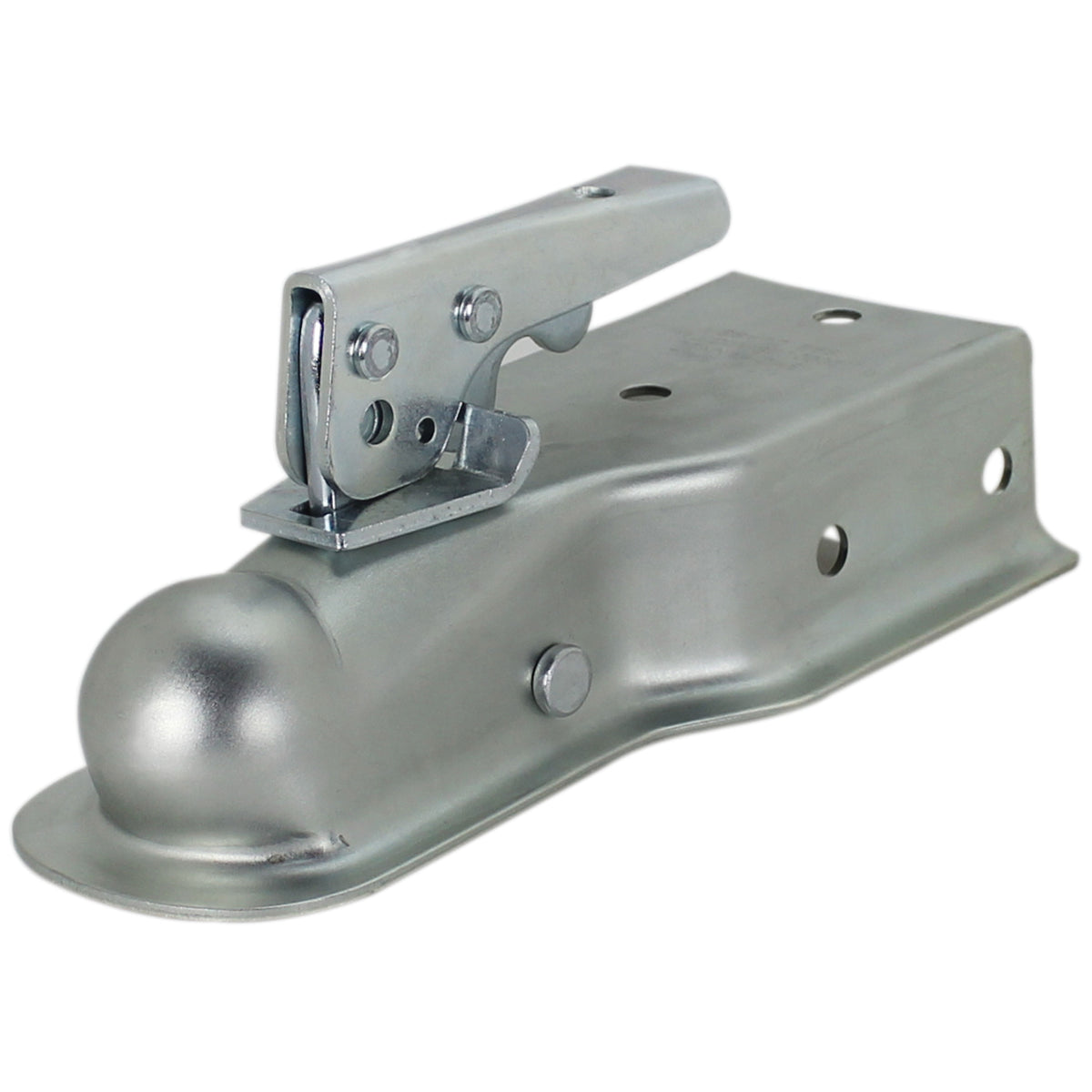 Quick Products QP-HS3022Z Zinc Trigger-Style Trailer Coupler - 1-7/8" Ball, 3" Channel - 2,000 lbs.