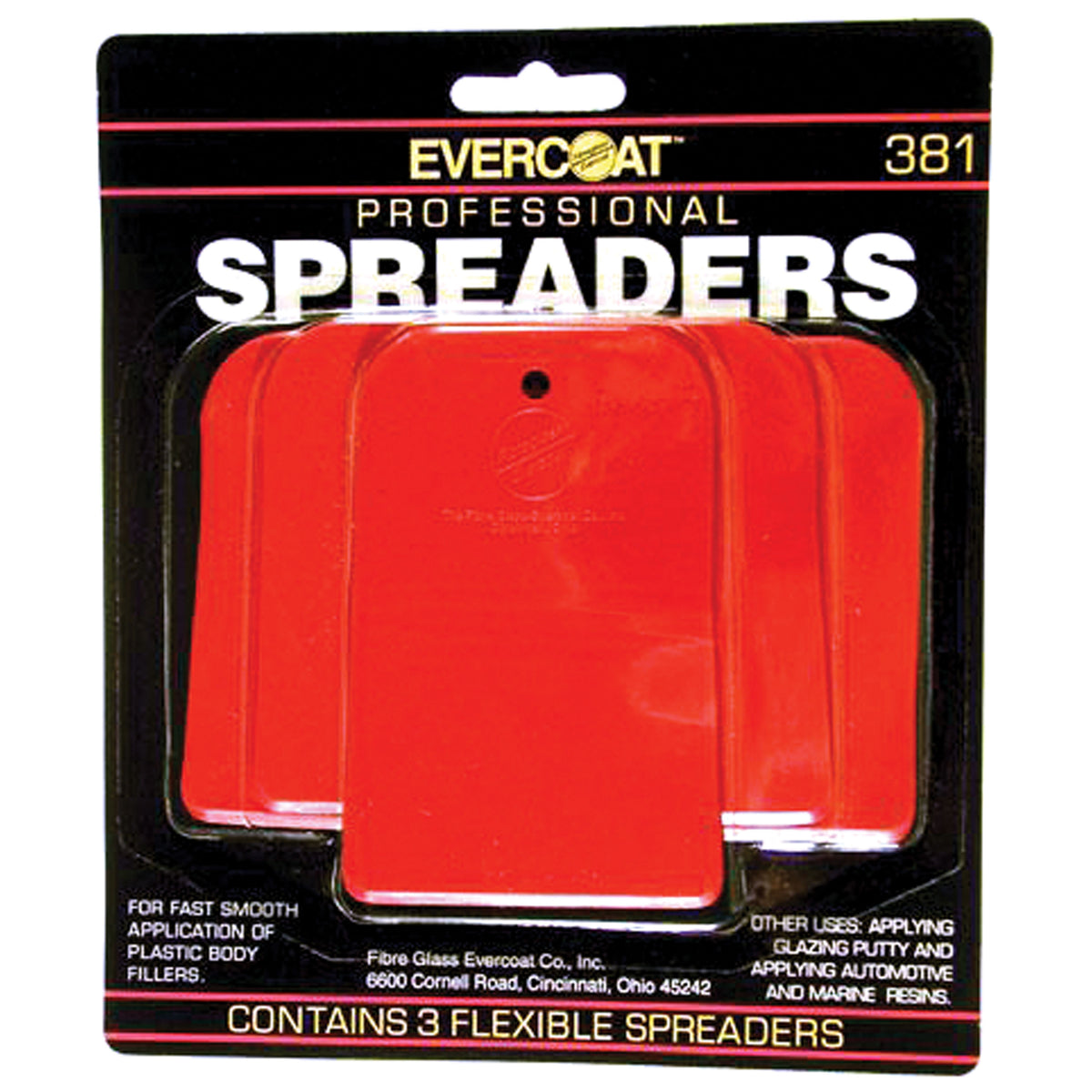 Evercoat 100381 Spreaders Kit - 3 Pack