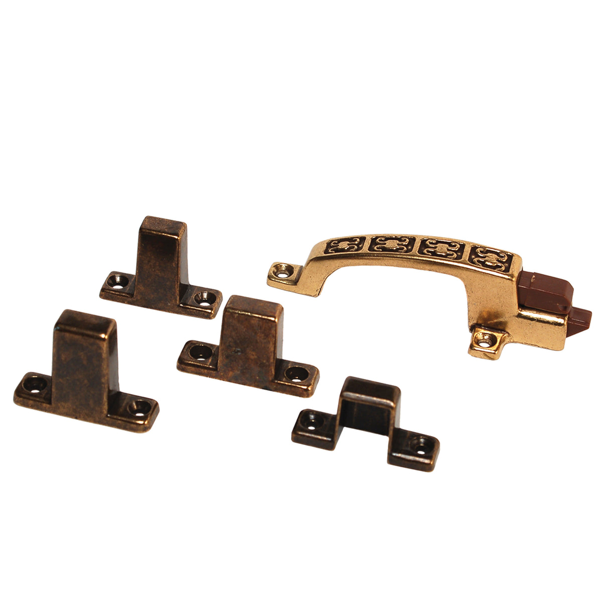 RV Designer H241 Positive Latch With 4 Strike Options - Bronze Finish