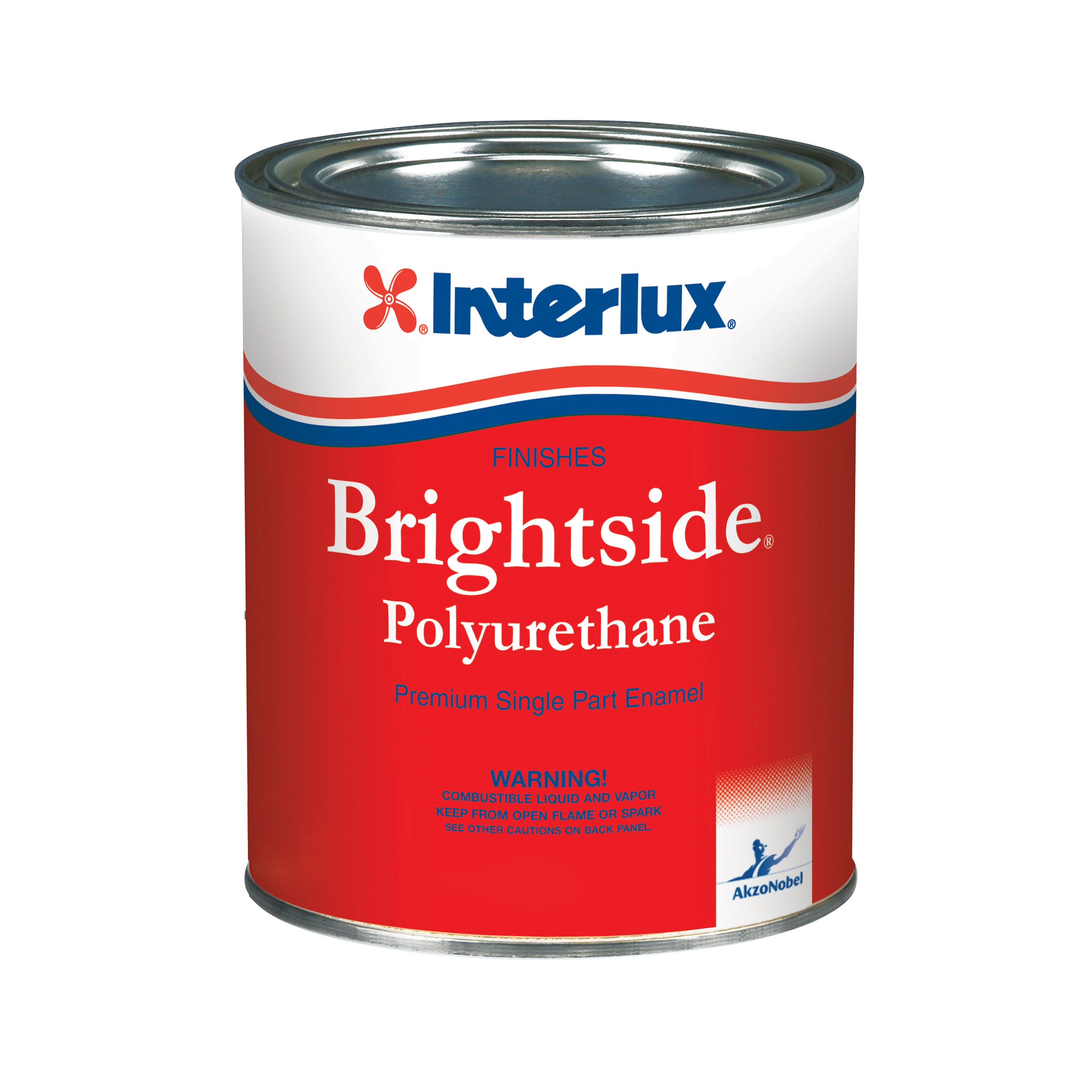 Interlux Y4248/QT Brightside Polyurethane Paint - Fire Red, Quart