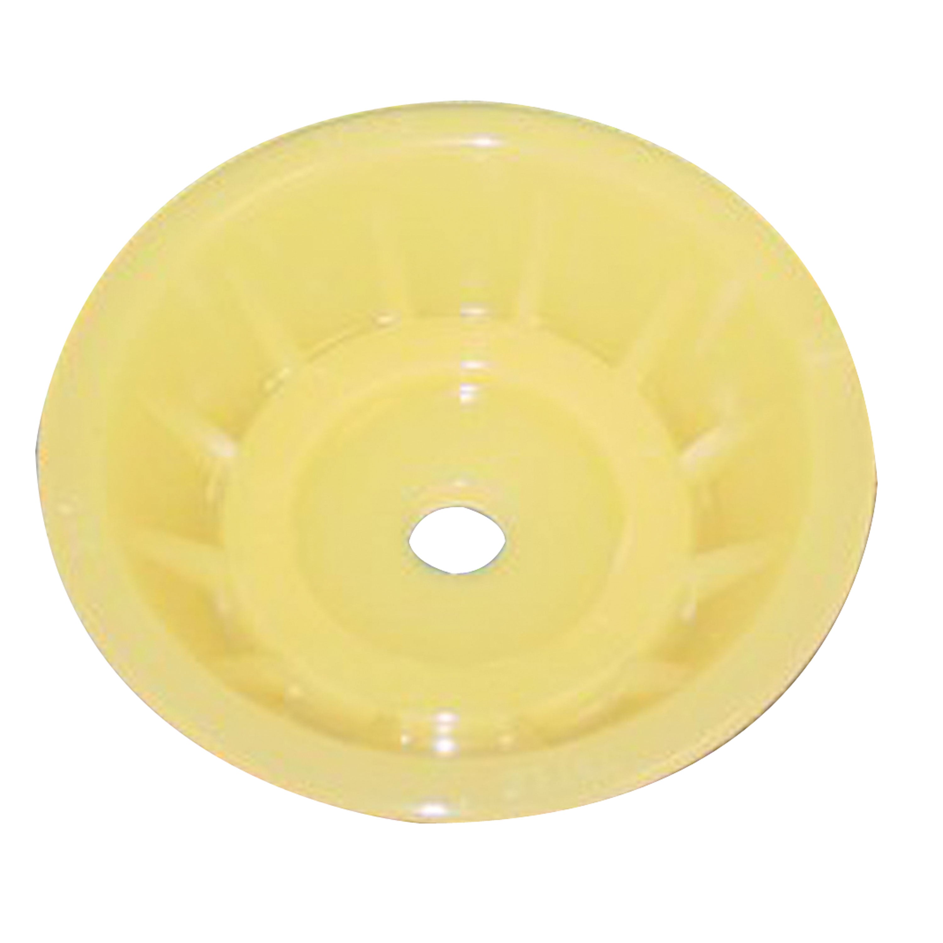 C.H. Yates 350Y Yellow Plastic Bow Bell - 3.5 in. x 0.5 in.