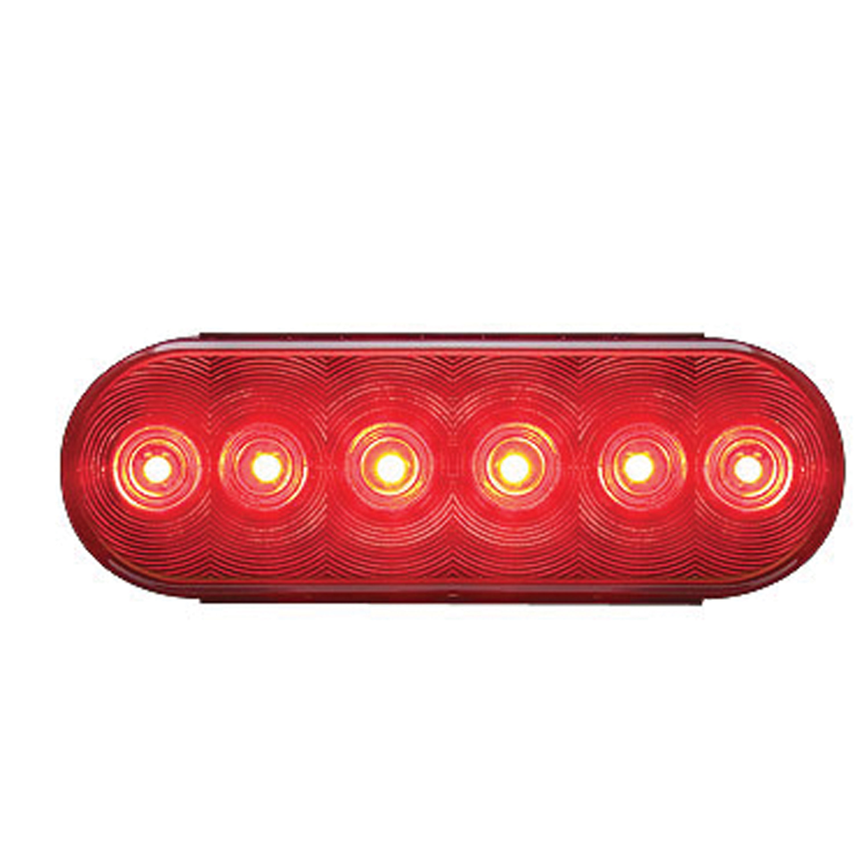 Optronics TLL12RK Waterproof STL12 Series Fleet Count 6 in. Oval Sealed LED Stop/Turn/Tail Light Kit