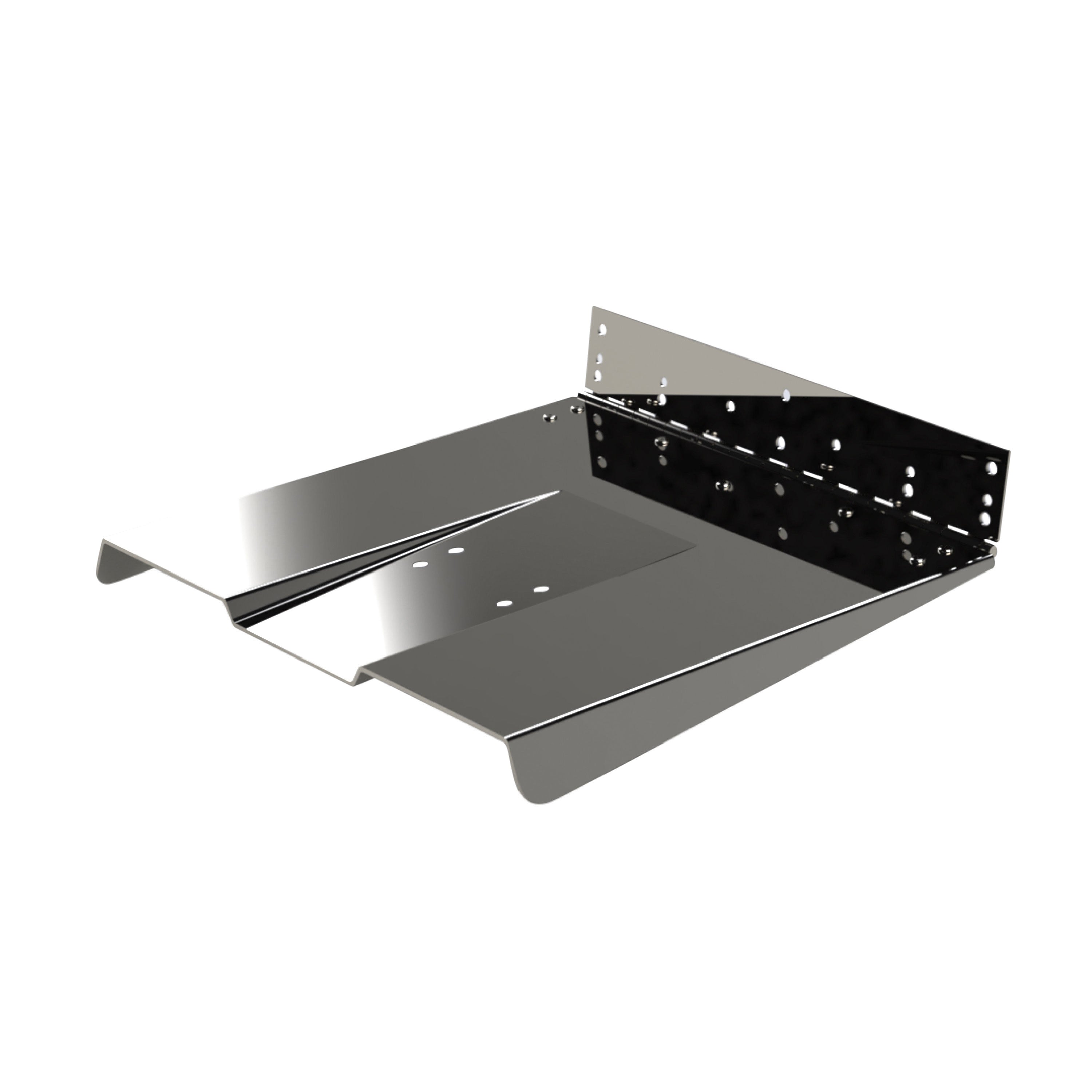 Powrtran TR-P1212 Pro Tab Trim Tabs - 12" x 12", Electropolished, Single Tab