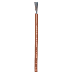 Ancor 102210 Tinned Copper Wire, 16 AWG (1mm2) - 100', Brown