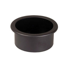 Beckson GH31-B1-U Shallow Series Recessed Drink Holder - 3" Hole Cut x 1-3/8" Depth, Black