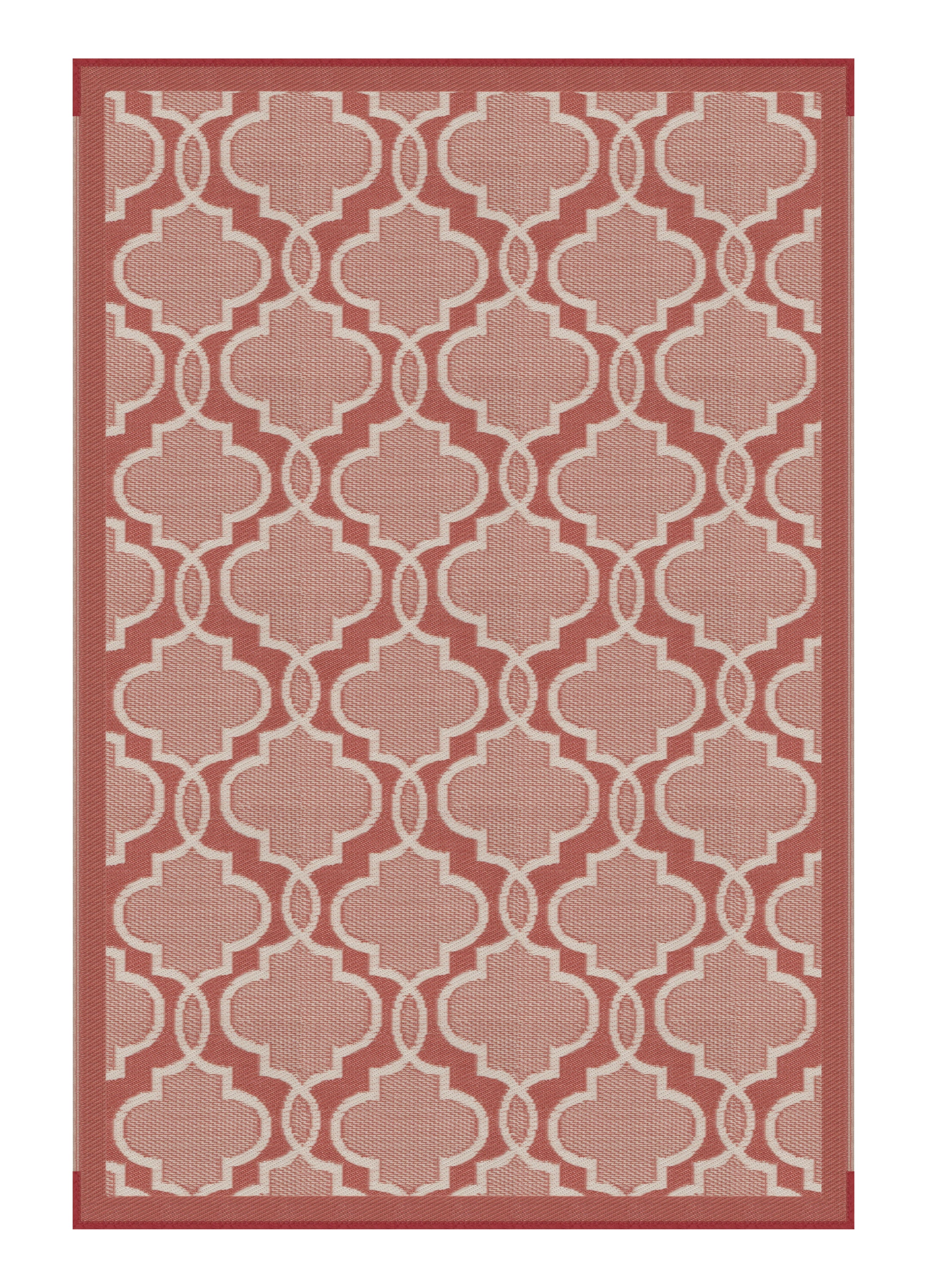 Lippert 2021028008 All Weather Patio Mat - 6' x 9', Terracotta