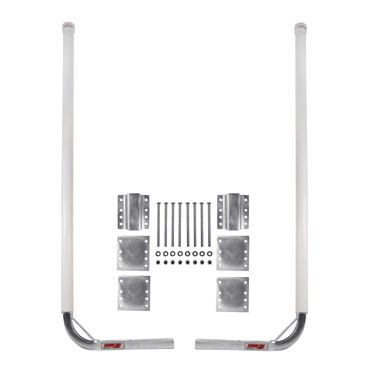 Extreme Max 3005.2178 Post Trailer Guide-On - 65", Zinc-Plated Uprights with Zinc-Plated Hardware