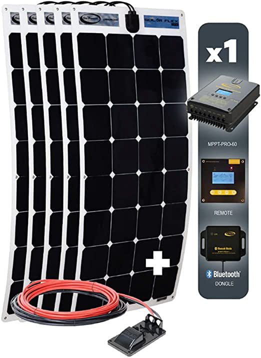 Go Power! By Valterra GP-FLEX-500 Flexible Solar Kit - 500 Watt