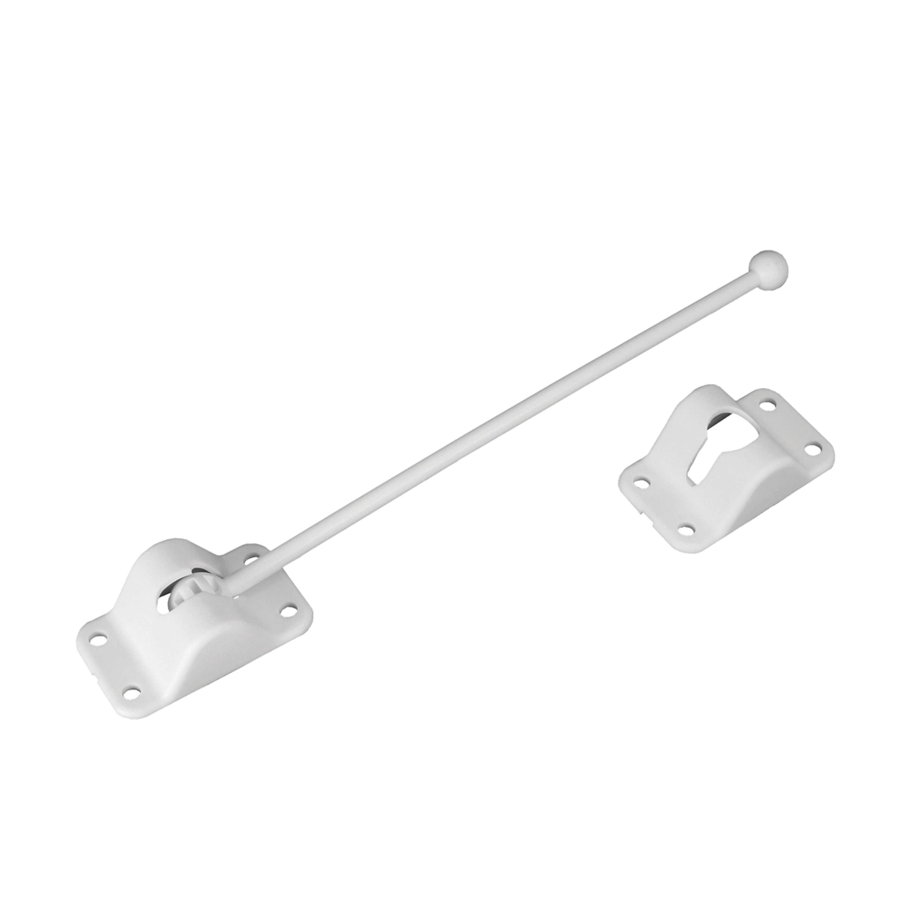 RV Designer E239 Plastic T-Style Entry Door Holder - White, 10"