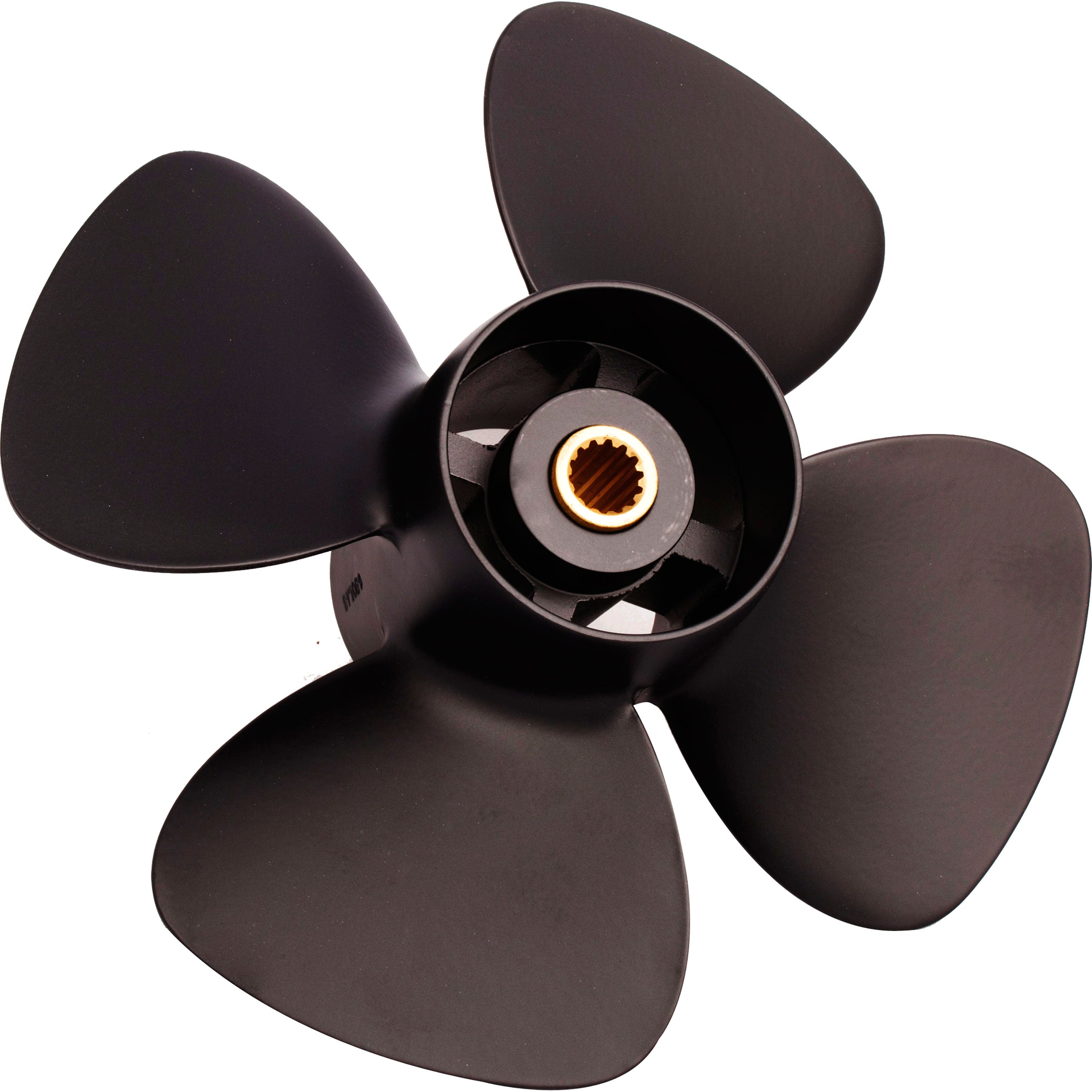 Solas 5113-100-07 Amita 4 High-Thrust Aluminum 4-Blade Propeller - RH, 10" Diameter x 7" Pitch x 14-Spline