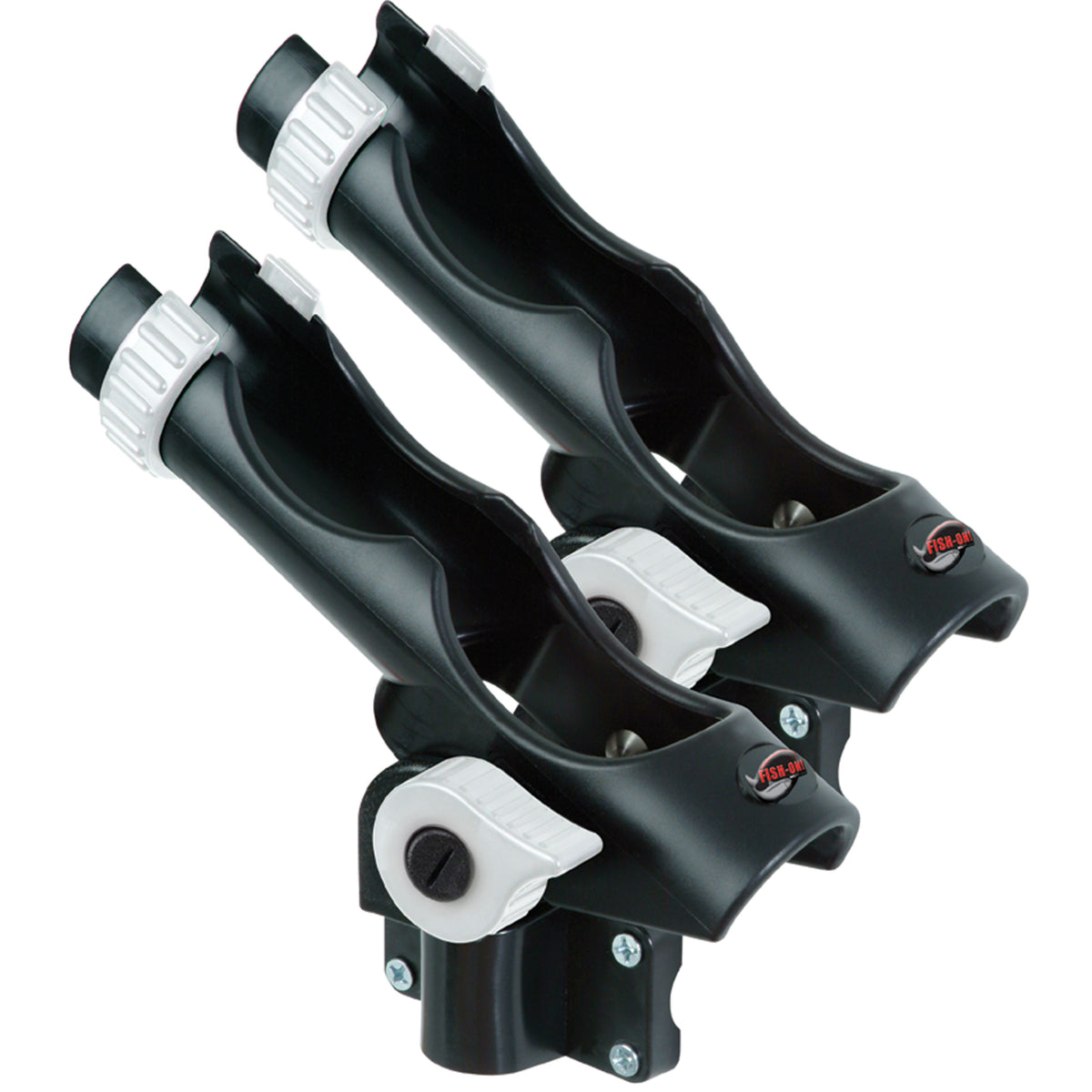 Tempress 72027 Fish-On! Rod Holder with Side Mount - Black, Double Pack