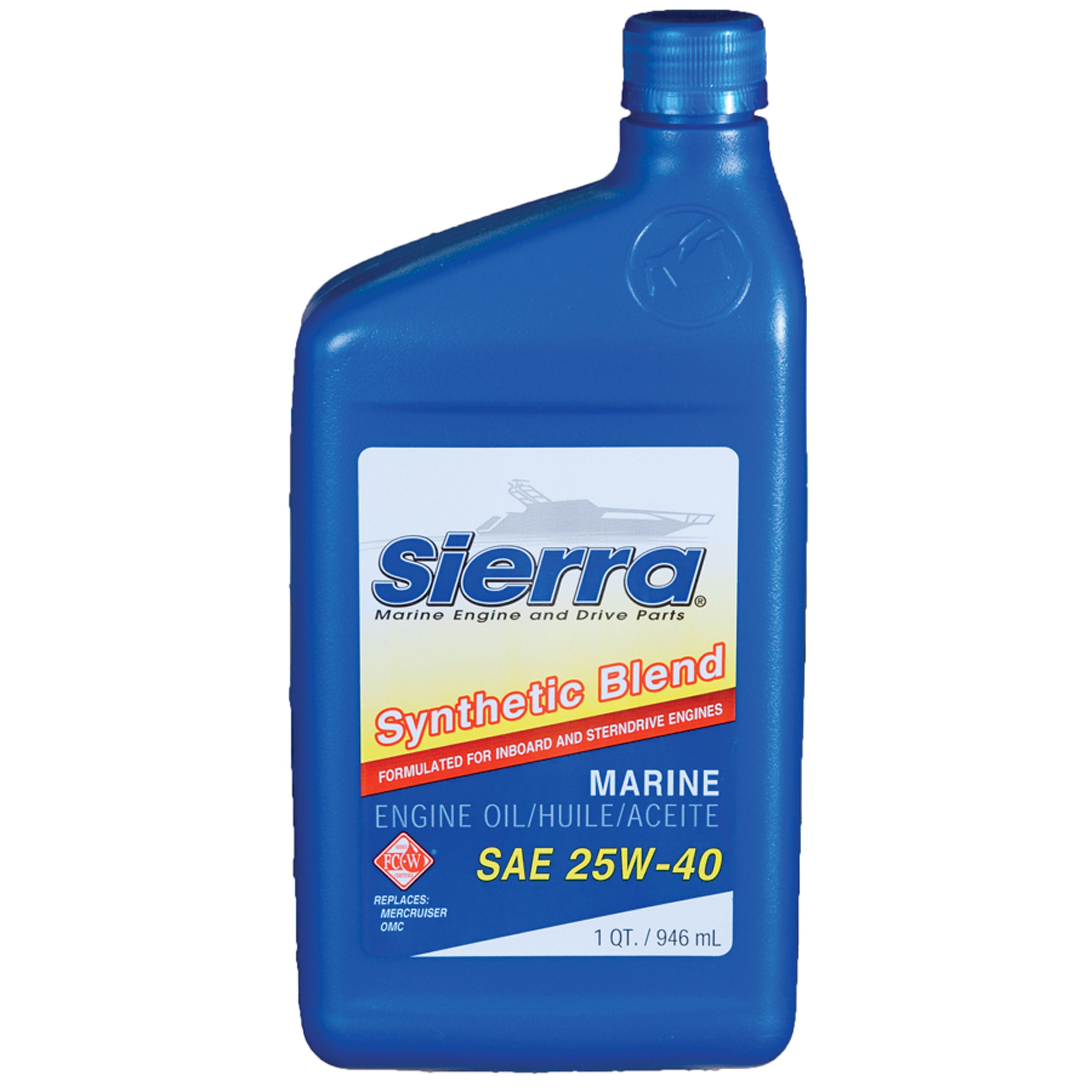 Sierra 18-9440-2 25W40 Synthetic Blend Engine Oil 1 Quart