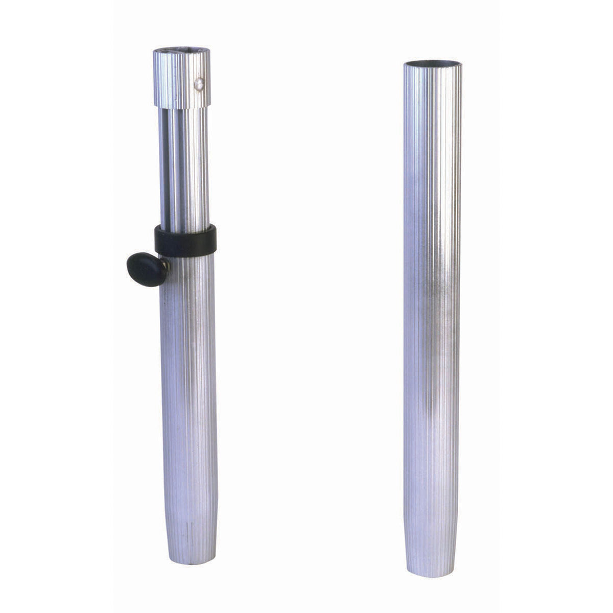 Garelick 75446 Ribbed 2-7/8" Fixed Height Stanchion Post - 28"