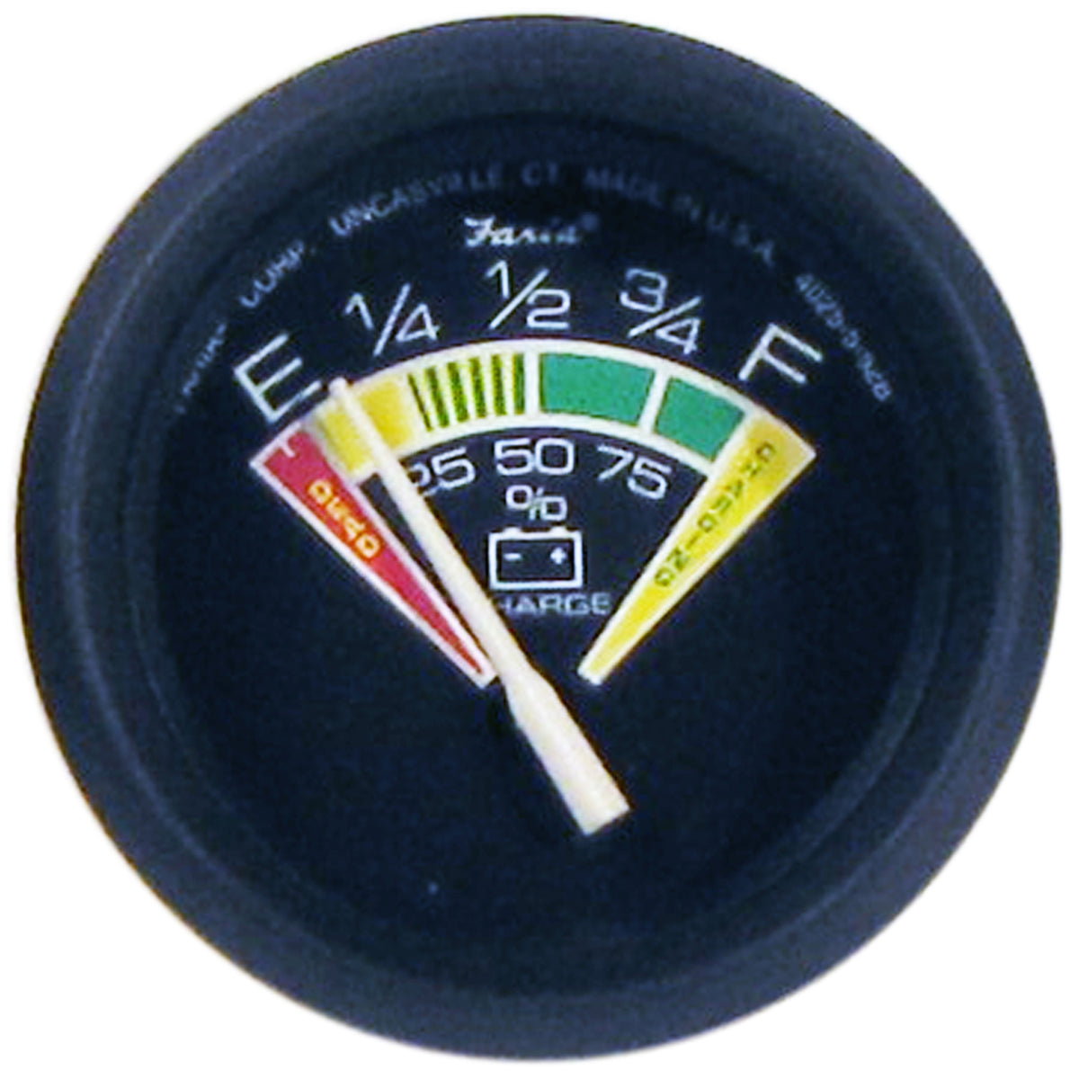 Faria 12823 Euro Battery Condition Indicator - 12 VDC, 2"