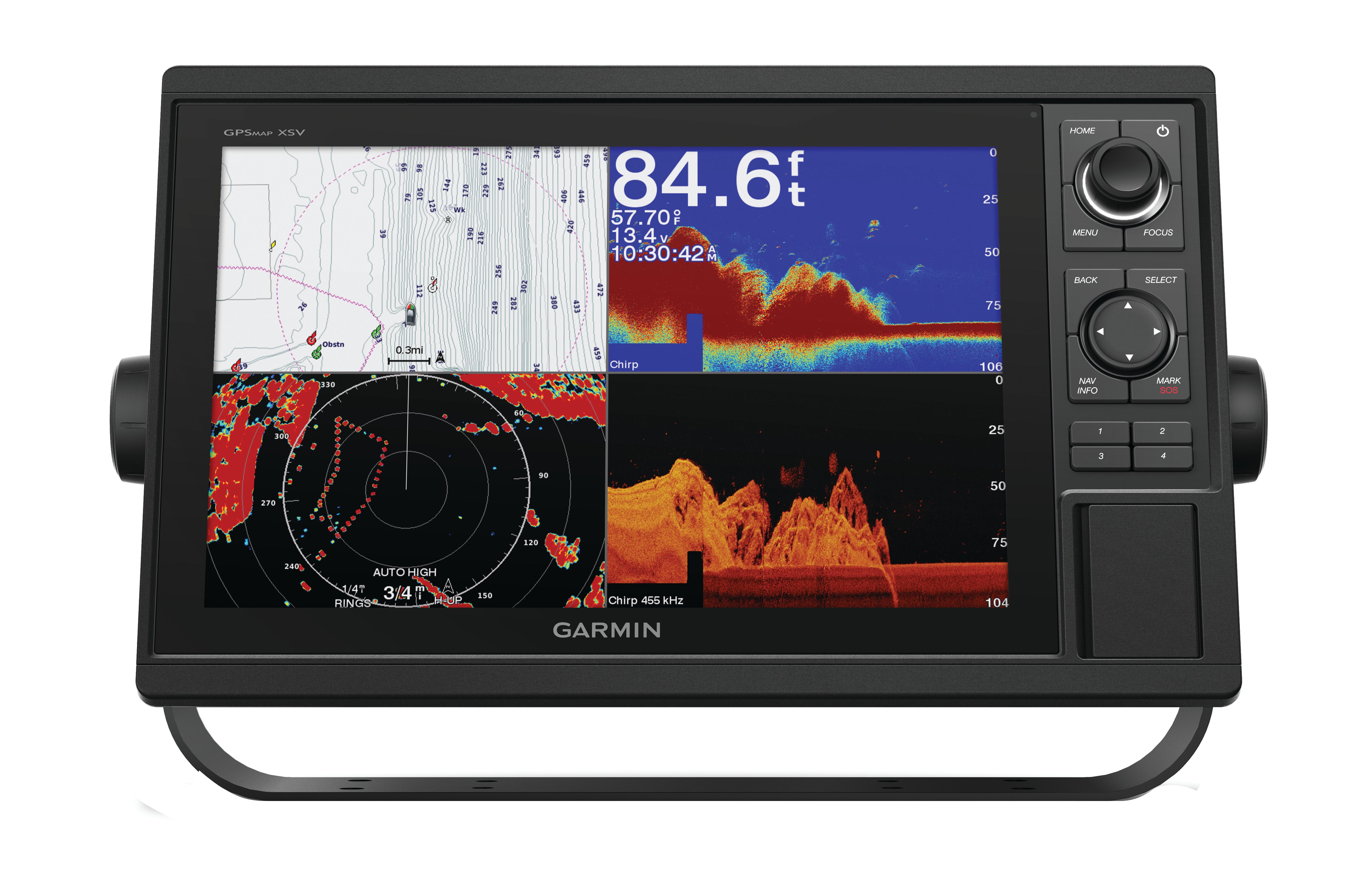 Garmin 010-01741-03 GPSMAP 12x2 Chartplotter without Transducer - 1242xsv, 12"