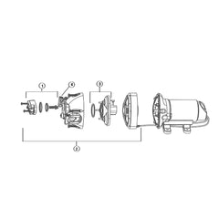 Flojet 21000-407A Triplex Diaphragm 3500 Series - Side Clips