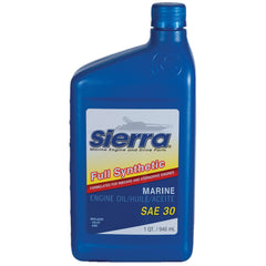 Sierra 18-9410-2 SAE 30 Full Synthetic Marine Engine Oil - Quart