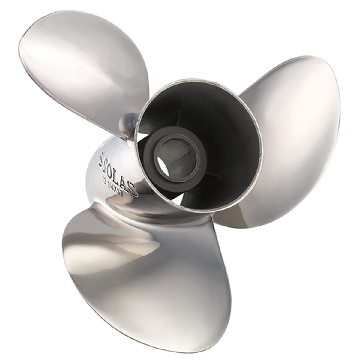 Solas 9431-130-19 Rubex NS3 Stainless Steel 3-Blade Propeller - RH, 13" Diameter x 19" Pitch