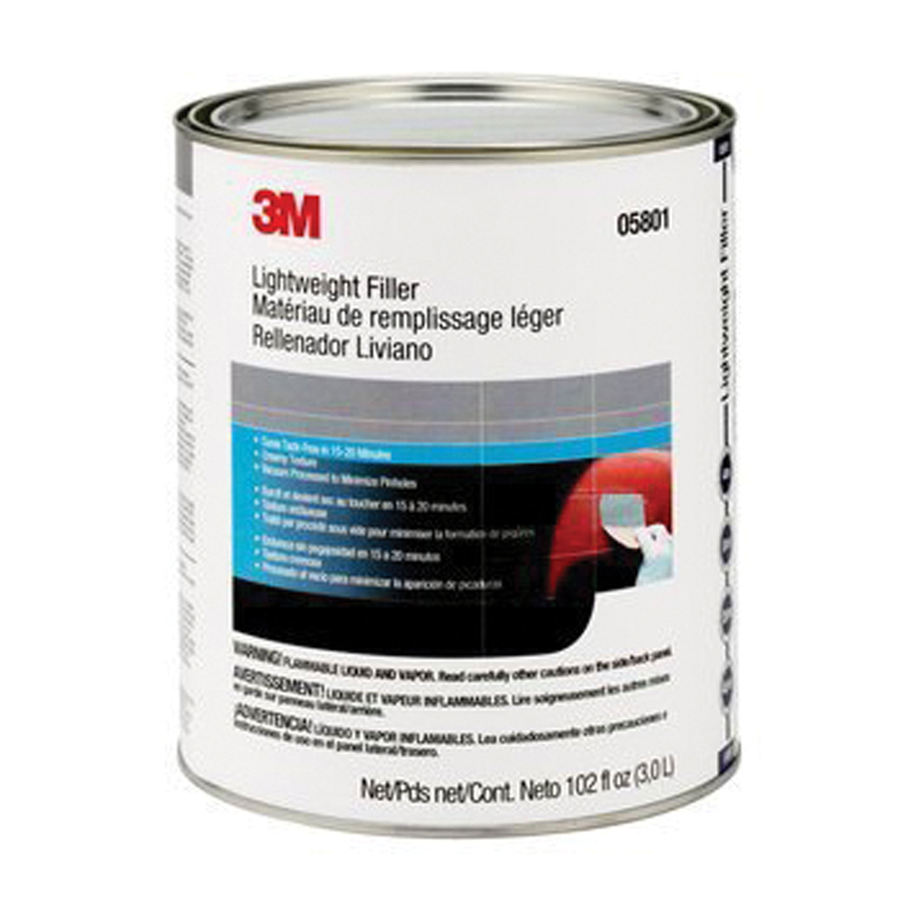 3M 05801 Lightweight Body Filler - Gallon